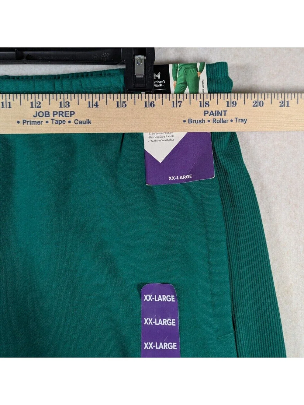 Member's Mark - Men's - Green Classic Fit - Pocket Tech Fleece Pants - Size XXL